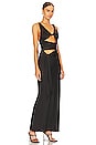 view 2 of 3 Wrapped Maxi Dress in Black