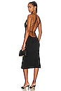 view 1 of 3 Slinky Midi Dress in Black