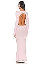 view 4 of 5 X Frankies Bikinis Hayes Crochet Dress in Slipper Pink