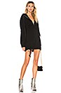 view 1 of 3 Pullover Zip Dress in Black