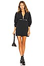 view 1 of 3 Windbreaker Hoodie Dress in Black