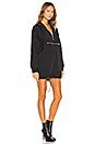 view 2 of 3 Windbreaker Hoodie Dress in Black
