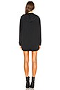 view 3 of 3 Windbreaker Hoodie Dress in Black