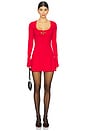 view 1 of 3 Evelyne Dress in Red Love