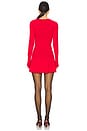 view 3 of 3 Evelyne Dress in Red Love