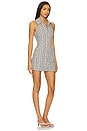 view 2 of 4 Isla Gingham Dress in Black & White