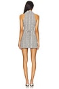 view 3 of 4 Isla Gingham Dress in Black & White