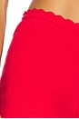 view 6 of 6 Scallop Short in Red Love