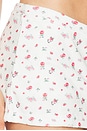 view 6 of 6 Dani Terry Mini Skort in Ditsy Floral