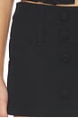 view 6 of 6 Double Breasted Mini Skort in Black