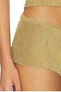 view 6 of 6 RELAXED METALLIC ショートパンツ in Gold