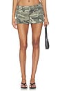 view 1 of 6 Cargo Skort in Olive Camo