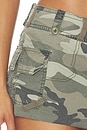 view 6 of 6 Cargo Skort in Olive Camo