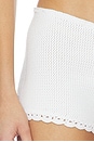 view 7 of 6 Scallop Tie Knit Short in White