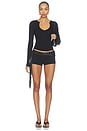 view 6 of 6 Eloise Mini Short in Black