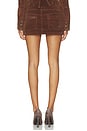 view 5 of 6 Benny Mini Skort in Espresso