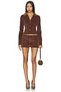 view 6 of 6 Benny Mini Skort in Espresso