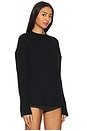 view 2 of 4 Cleon Rib Knit Pullover in Black