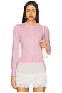 view 1 of 4 Emelie Cropped Cardigan in Ballet Slipper