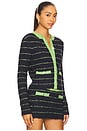 view 2 of 4 Carline Cardigan in Navy & Green
