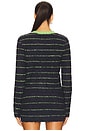 view 3 of 4 Carline Cardigan in Navy & Green