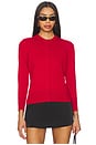 view 1 of 4 Emelie Cardigan in Red Love