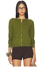 view 1 of 4 Relaxed Cardigan in Matcha Green