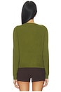 view 3 of 4 Relaxed Cardigan in Matcha Green