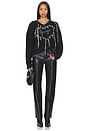 view 4 of 4 Guizio Heart Sweater in Black