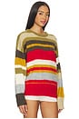 view 2 of 4 Oversized Stripe Jumper in Olive