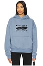 view 1 of 4 x REVOLVE x Le Sserafim Hearts Graphic Pull Over Hoodie in Grey