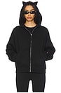 view 2 of 7 x REVOLVE x Le Sserafim Shiba Zip Up Hoodie in Black