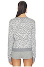 view 3 of 5 June Relaxed Cardigan in Grey Leopard