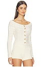 view 2 of 4 Cosette Off The Shoulder Sweater in Ivory
