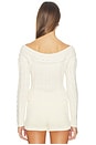 view 3 of 4 Cosette Off The Shoulder Sweater in Ivory