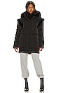 view 2 of 4 Long Puffer Jacket in Black