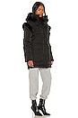 view 3 of 4 Long Puffer Jacket in Black