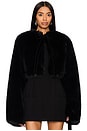 view 1 of 4 Alyana Faux Fur Jacket in Black