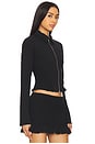 view 2 of 4 Apolline Smocked Jacket in Black