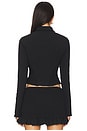 view 3 of 4 Apolline Smocked Jacket in Black