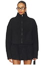 view 1 of 4 Mila Zip Up Jacket in Black