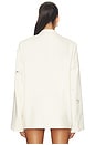 view 3 of 5 Embellished Oversized Blazer in Ivory
