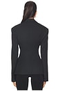 view 3 of 4 Fitted Waist Blazer in Black
