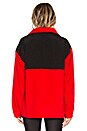 view 3 of 4 PULL FLEECE in Black & Red