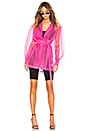 view 2 of 4 Organza Trench in True Pink