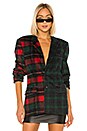 view 1 of 5 Wool Oversized Plaid Blazer in Multi