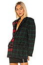 view 3 of 5 Wool Oversized Plaid Blazer in Multi
