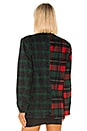 view 4 of 5 Wool Oversized Plaid Blazer in Multi