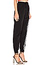 view 2 of 4 PANTALON FORME JOGGING in Black
