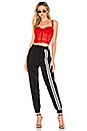 view 4 of 4 PANTALON FORME JOGGING in Black